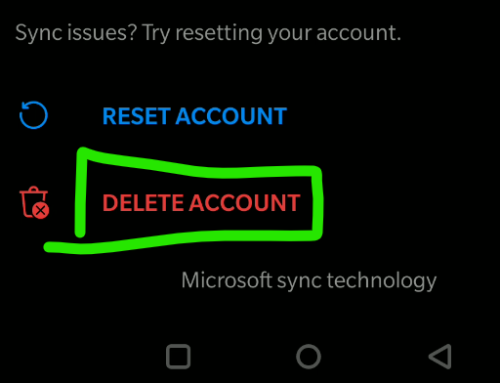 How to Remove an old Email Account from Outlook for Android