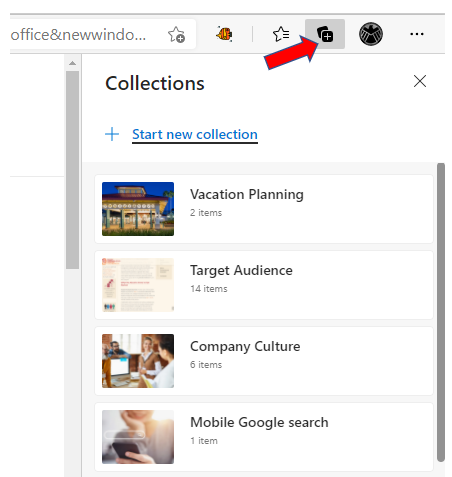 Microsoft Edge Collections Microsoft Edge Collections